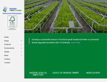 Tablet Screenshot of grandistimber.com